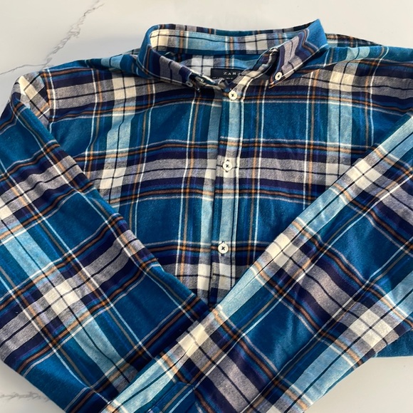 Zara size large long sleeve button up - Picture 2 of 6